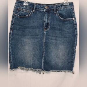 Judy Blue Denim Skirt Size XL